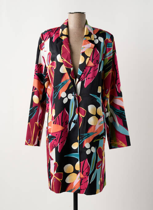 Manteau long noir SURKANA pour femme