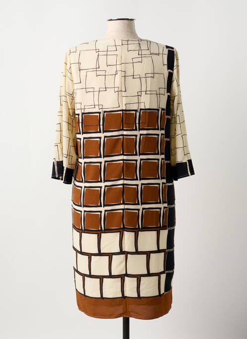 Robe mi-longue beige MERI & ESCA pour femme