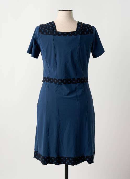 Robe mi-longue bleu MERI & ESCA pour femme