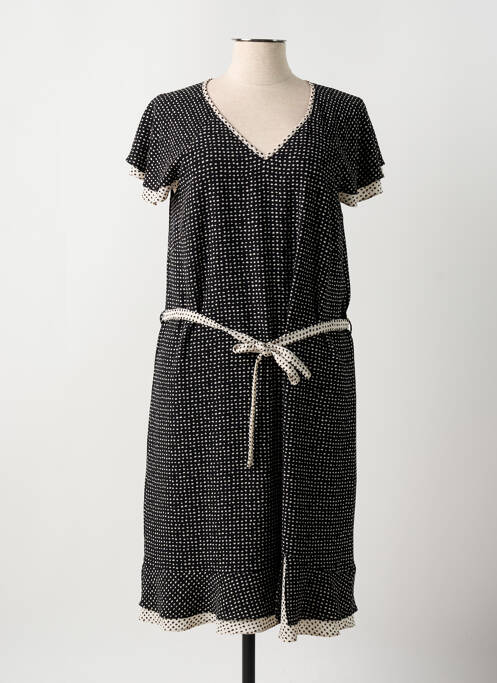 Robe mi-longue noir CONCEPT K pour femme