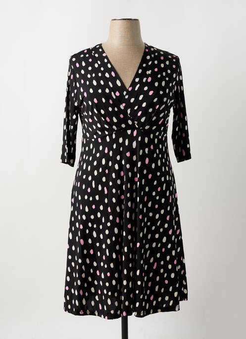 Robe mi-longue noir DIVAS pour femme