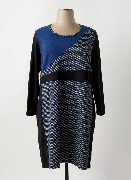 Robe mi-longue noir GUY DUBOUIS pour femme