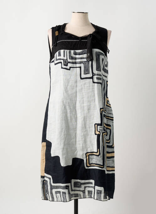 Robe mi-longue noir JEAN DELFIN pour femme