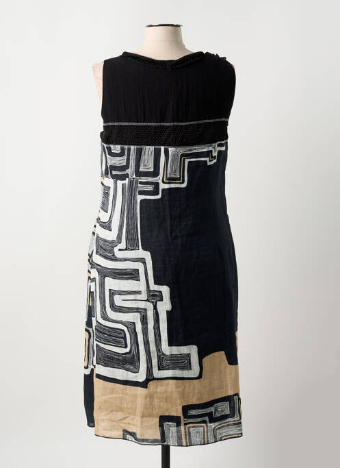 Robe mi-longue noir JEAN DELFIN pour femme