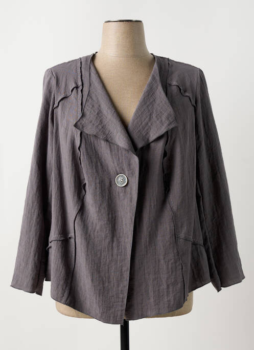 Veste casual gris TELMAIL pour femme