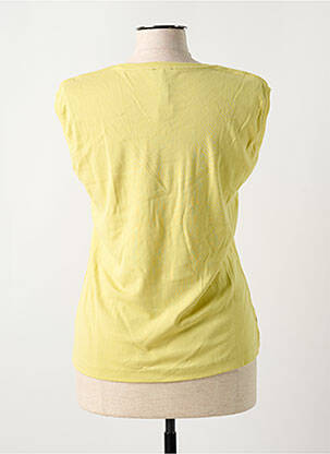 T-shirt stretch manches courtes vert GUY DUBOUIS femme