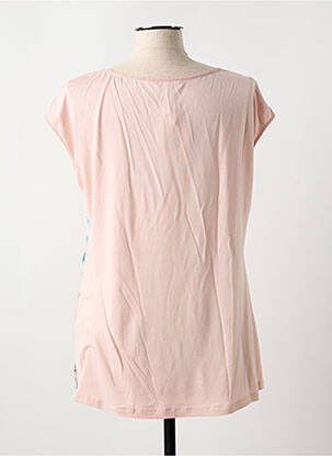 T-shirt stretch manches courtes rose TINTA STYLE femme