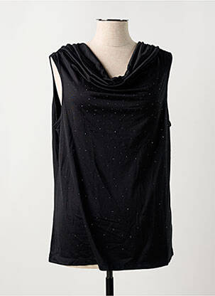 Top sans manche sans manche noir MARBLE femme