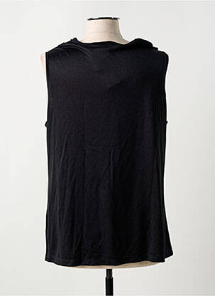 Top sans manche sans manche noir MARBLE femme