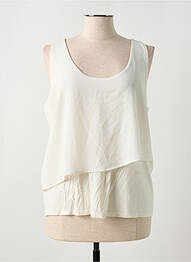 Top sans manche sans manche blanc SURKANA femme
