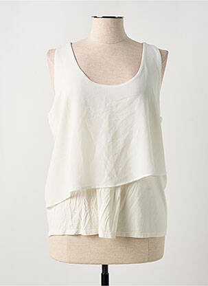 Top sans manche sans manche blanc SURKANA femme