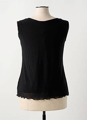 Débardeur stretch sans manche noir TELMAIL femme