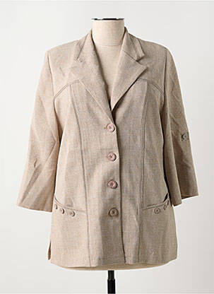 Blazer poches marron GUY DUBOUIS femme