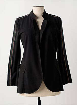 Veste casual coupe cintrée noir FRED SABATIER femme