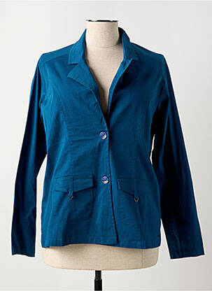 Veste casual poches bleu AGATHE & LOUISE femme
