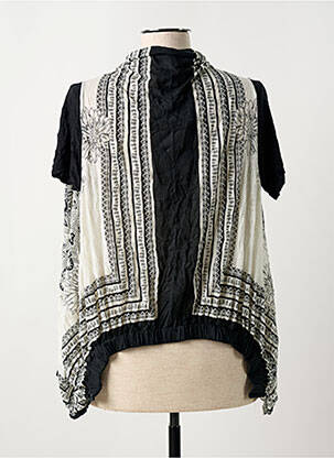 Boléro manches courtes noir TELMAIL femme