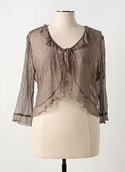 Boléro marron GUY DUBOUIS pour femme seconde vue