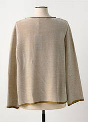 Gilet manches longues marron TELMAIL pour femme seconde vue