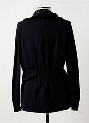 Gilet manches longues noir FRED SABATIER pour femme seconde vue