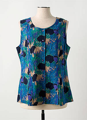 Chemisier bleu AGATHE & LOUISE pour femme