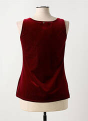 Débardeur rouge FRED SABATIER pour femme seconde vue