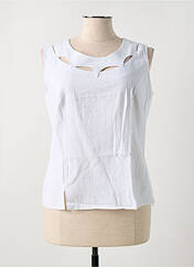 Top blanc LISA CHESNAY pour femme seconde vue