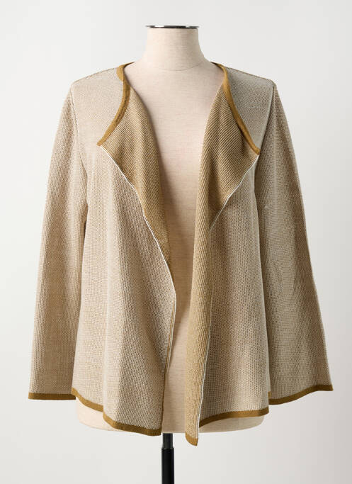 Gilet manches longues marron TELMAIL pour femme