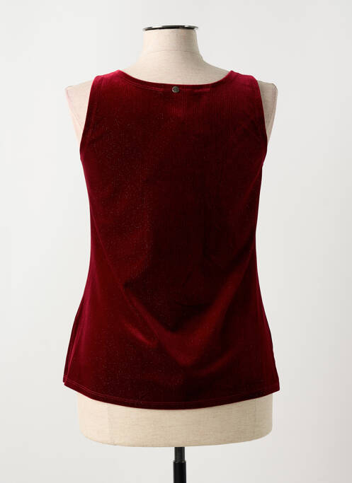 Débardeur rouge FRED SABATIER pour femme