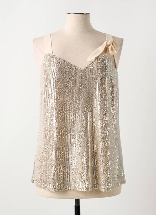 Top beige FRED SABATIER pour femme