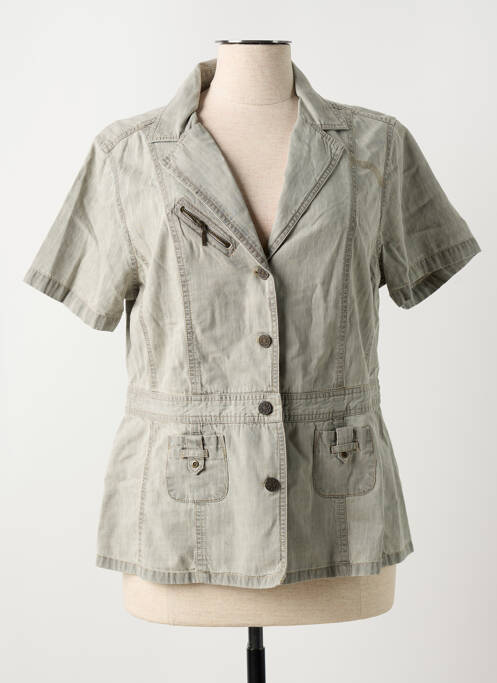 Veste casual gris AGATHE & LOUISE pour femme