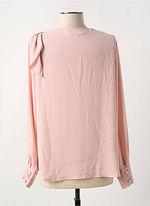 Chemisier coupe droite manches longues rose JEAN DELFIN femme