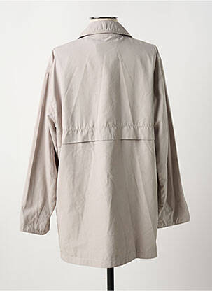Imperméable manches longues sans capuche beige EL INTERNATIONALE femme