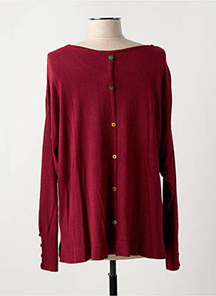 Pull col rond manches longues rouge AGATHE & LOUISE femme