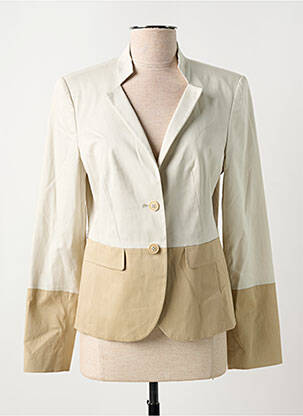 Blazer fausses poches beige WHITE LABEL femme