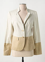 Blazer fausses poches beige WHITE LABEL femme