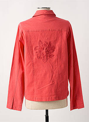 Veste casual coupe droite rouge AGATHE & LOUISE femme