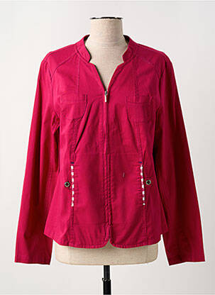 Veste casual coupe droite rose LES MARINS DE JAC JAC femme