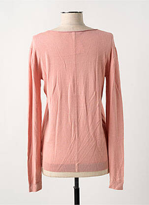 Pull coupe cintrée manches longues rose EL INTERNATIONALE femme