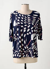 T-shirt bleu MARBLE pour femme seconde vue