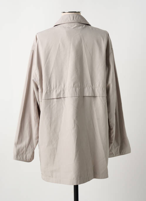 Imperméable manches longues sans capuche beige EL INTERNATIONALE femme