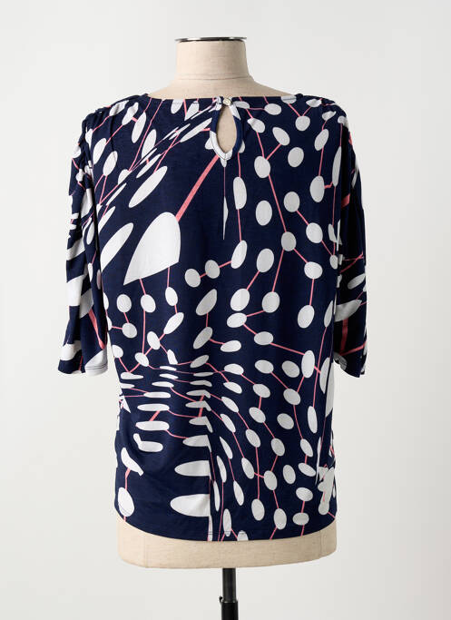 T-shirt bleu MARBLE femme