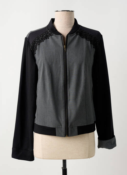 Veste casual gris AGATHE & LOUISE pour femme