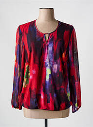 T-shirt manches longues manches longues rouge JEAN DELFIN femme