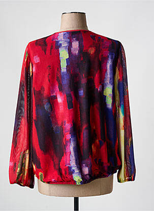 T-shirt manches longues manches longues rouge JEAN DELFIN femme