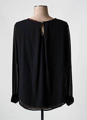 T-shirt manches longues manches longues noir GUY DUBOUIS femme