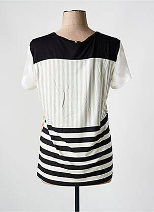 T-shirt imprimé fantaisie manches courtes blanc FRED SABATIER femme