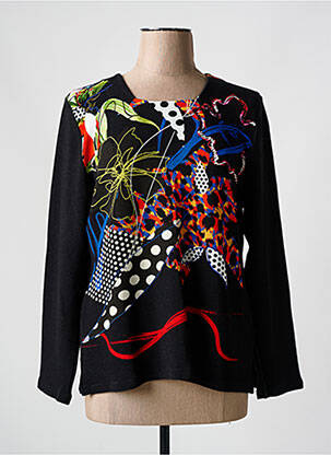 Pull noir GUY DUBOUIS pour femme