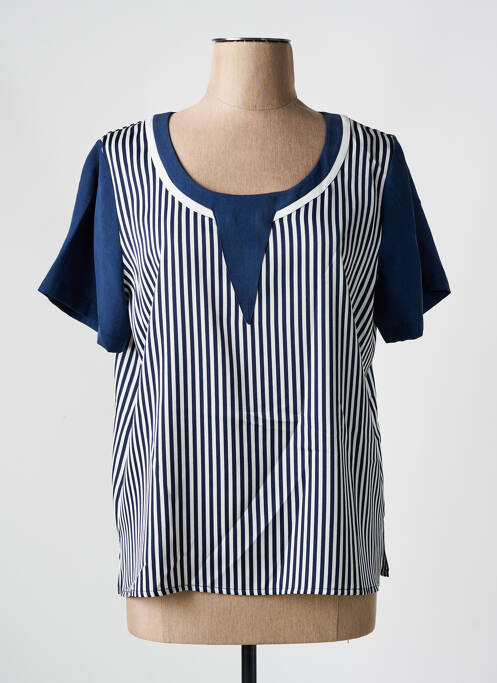 Blouse bleu GUY DUBOUIS pour femme