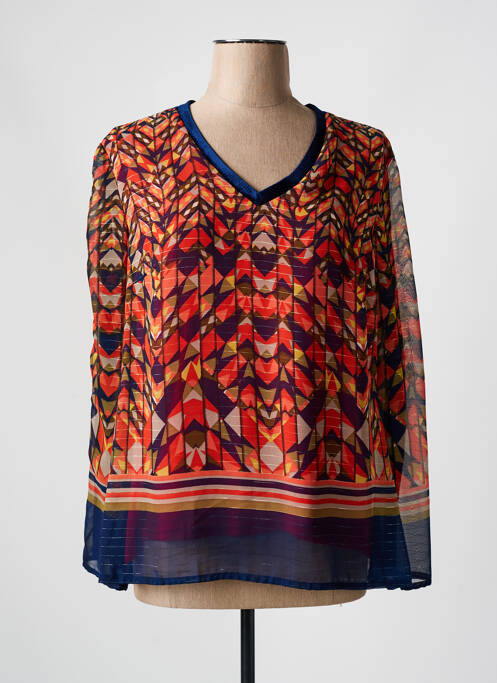 Blouse orange FRED SABATIER pour femme