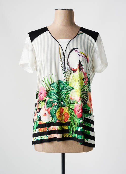 T-shirt blanc FRED SABATIER pour femme